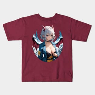 SciFi Dragon girl Kids T-Shirt